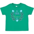 thumbnail image 3 of Inktastic My Yaya Loves Me with Hearts and Flowers Boys or Girls Baby T-Shirt, 3 of 5