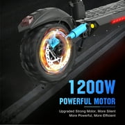 S6PRO 1200W Range 70km Portable Escooter Electric Scooter for Adults with 48V 18.2AH 15AH Battery 10 Inch Off-Road Tire