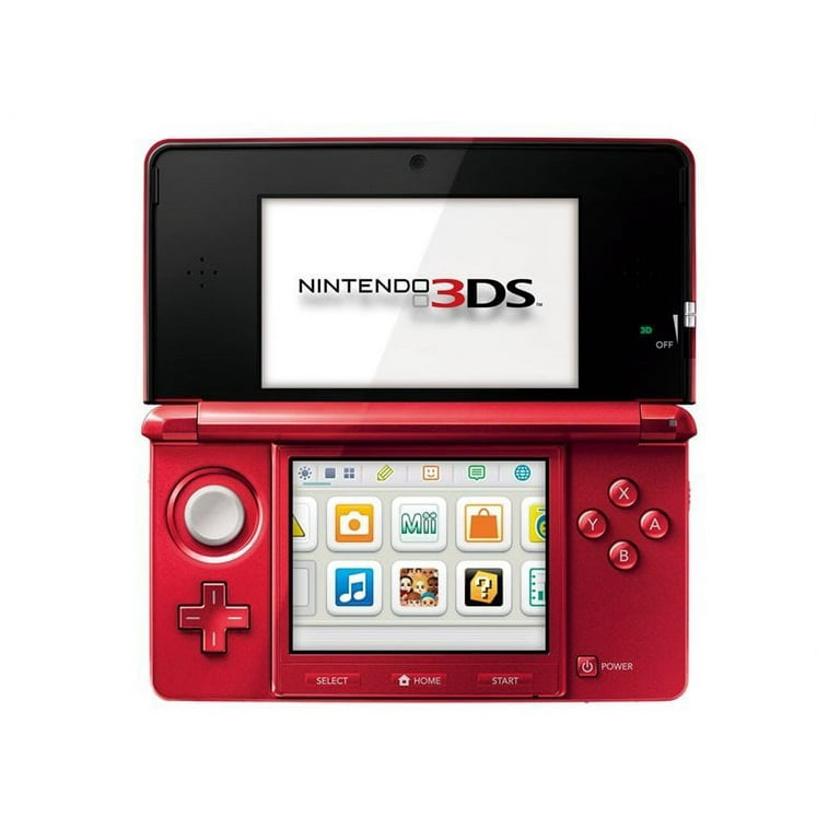 Nintendo 3DS LL metallic Red MODDED 