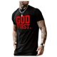 thumbnail image 1 of T - Shirt Featuring Bold "God First" Slogan, For Faith - Centered Fashion, 1 of 6