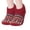 20# Red, variant on Unisex Winter Slipper Socks Indoor Floor Socks with Thick Fleece Lining Non Slip Sole Knit Ankle House Socks Blue L