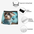 thumbnail image 4 of Fotbe Stylish Dog in Denim Outfit Men’s Total Support Pouch Boxer Briefs, X-Temp Cooling, Moisture-Wicking Underwear, Regular, Long-leg and Trunk-Small, 4 of 6