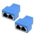 thumbnail image 4 of axGear Répartiteur de Réseau Câble Ethernet Adaptateur Y 1 vers 2 RJ45 CAT5e CAT 6 LAN Switch, 4 of 8