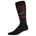 thumbnail image 4 of MeMoi Men's Aint' My First Rodeo Bamboo Blend Novelty Crew Sock - Mens - Male, 10-13, Black, 4 of 6
