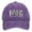 Purple, variant on kaondbfi Summer Outdoor Essentials Accessories Baseball Caps for Men Father's Day Hats Beautifully Washed Deformed Baseball Cap Dad Embroidery Pig t Dyed Profile Cotton Cap