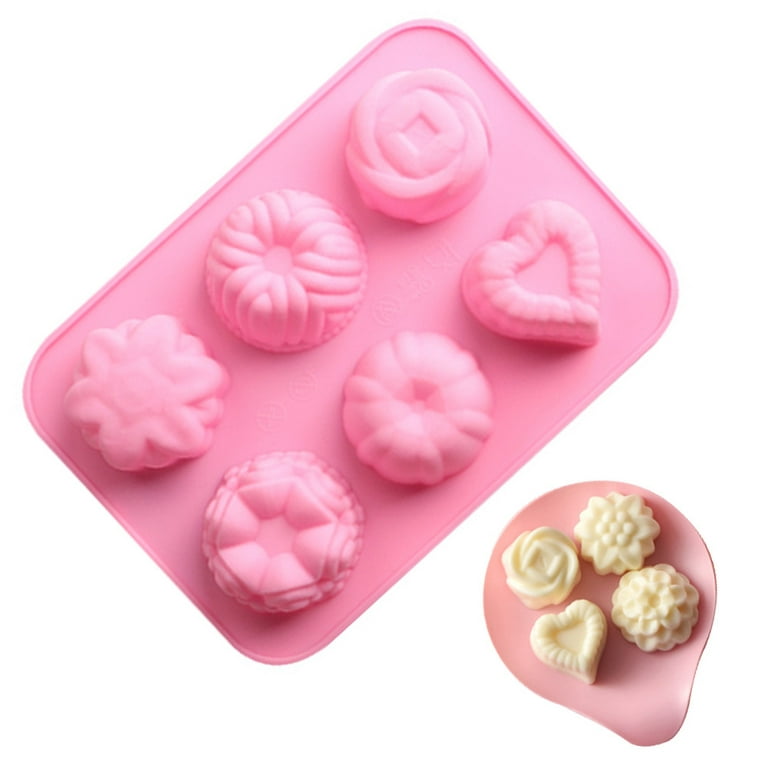 Valentine Silicone Molds Lollipop Molds Metal Small Cake Flowers Star love  Silicone Cake Mold Mini Fluted Tube Cake Pan Chocolate Molds Silicone Large  Large Letter Silicone Molds for Chocolate 