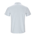 thumbnail image 4 of kamemi Men Polo Shirts Mens Short Sleeve Classic Chine Polo Shirt Core(White,3XL), 4 of 6