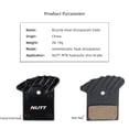 thumbnail image 5 of HSayoli Bicycle Hydraulic 4 Pairs Disc Brake Pad Semi Metal Resin Heat Dissipation Scooter for Nutt Oil Avid Bd1 Bd3 E9, 5 of 6