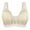 Beige, variant on Viikei Bras for Women Sports Bras Wirefree Plus Size Adjustable Sports Front Closure Extra-Elastic Breathable Lace Decoration Lingerie