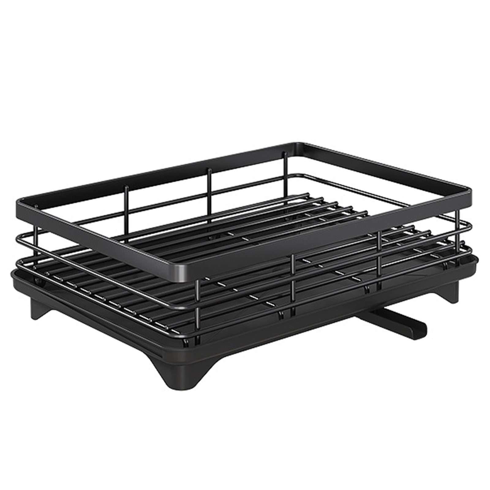 Clearance Dish Drying Rack for Kitchen Counter, Space-Saving Dish Rack with Drainboard, Rustproof Countertop Dish Drainer with Utensil Holder for Sink, Dish Racks for Kitchen Counter