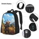 thumbnail image 3 of Balery Snowy Mountain Photography Bear Mochila escolar 3 en 1 para niños: mochila resistente con lonchera térmica y estuche para lápices. Mochila escolar para niños y niñas., 3 of 7