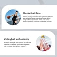 thumbnail image 3 of Protector Dedos Deportivo Con Soporte para Baloncesto Y Voleibol (gris Claro), 3 of 8