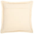 thumbnail image 3 of Safavieh Jordy 18" x 18" Modern Cotton Decorative Pillows, Ivory/Natural, 3 of 4