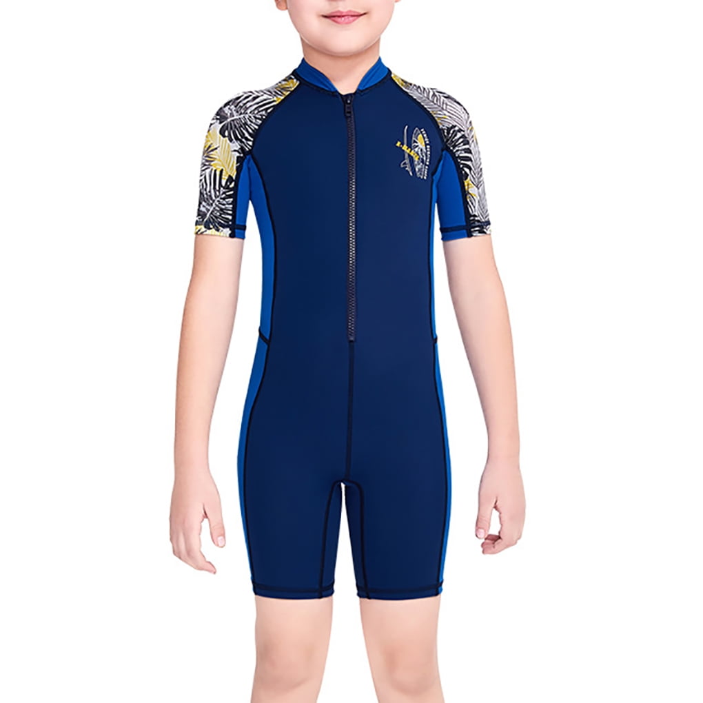 DIVE SAIL Kid Swimsuit Boy Shorty Wetsuit Children Swimwear UV