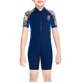 thumbnail image 1 of Traje de Baño Corto de Neopreno para Niños Eigraketly Azul Marino S, 1 of 6