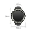 thumbnail image 3 of Hwkond Men's Smart Watch, Smart Watch for men Smart Watch With Earbuds,Round Fitness Watch,1.28 Inch Bluetooth Watch With Step, Calories, Sleep Monitor For IOS & Android(Black), 3 of 8