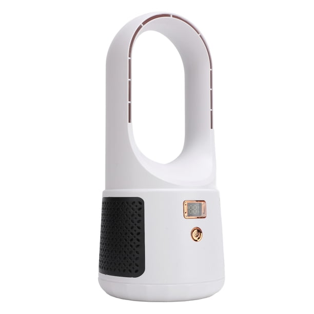 Ventilador de Escritorio Sin Aspas, Ventilador de Mesa USB Silencioso Portátil de 6 Velocidadas, Temporal de Luz Lideró con para Oficina, Hogar y Exteriores