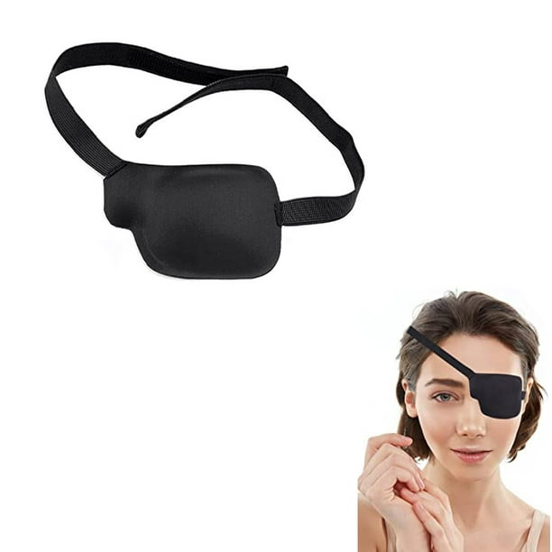 Vogacara Parche para un solo ojo Unisex, cubierta elástica cómoda para los ojos del sueño, parche para dormir, Hotel, dormitorio, viaje, Hotel para Tratamientos faciales Izquierda Vogacara BFH000703-01