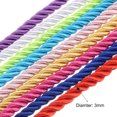 thumbnail image 3 of Uxcell Twisted Cord Trim 22 Yard 0.12 inch 3-Ply Twine Braided Rope Shiny Thread String Dark Blue, 3 of 7