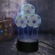 thumbnail image 3 of 3d Illusion Lamp Led Night Light With 7 Colors Flashing & Touch Switch Usb Powered Bedroom Desk Lamp For Kids Gifts Home Decoration, 3 of 3
