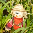 thumbnail image 4 of (24) Harvest Themed Scarecrow Stakes, 28-in. Thanksgiving Scary Decoration Fall Decor Autumn Outdoor Home Porch Garden Shelf Yard Farm Fireplace Designs Vary & Custom Storage Carrier, 4 of 7