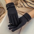 thumbnail image 4 of Dnzceghtig Guantes de invierno para mujer Guantes de mensajes de texto con pantalla táctil para clima frío - Guantes cálidos y térmicos a prueba de viento, 4 of 5