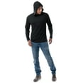 thumbnail image 2 of Wrangler Workwear Men's Long Sleeve UPF 40 Sun Shirt with Hoodie, sizes S-3XL, 2 of 10