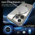 thumbnail image 4 of Dteck Official Color Match for iPhone 15 Plus Case, Compatible with MagSafe, Non-Yellowing Clear Plating Bumper Shockproof Strong Magnetic Cover for iPhone 15 Plus,Gray, 4 of 6