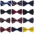 thumbnail image 4 of Maoww Cravate Formelle à Motif Coloré pour Hommes Adulte Homme Affaires Réunion Mariage Fil Polyester Nœud Papillon, 4 of 9