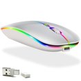 thumbnail image 1 of Ratón Bluetooth KLO LED recargable para MacBook Silver, 1 of 6