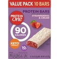 Protein One 90 Calorie Keto Protein Bars, Strawberries and Cream, 10 ct