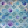 thumbnail image 2 of Nai, Danhui 20x20 Black Ornate Wood Framed with Double Matting Museum Art Print Titled - Touching Circles II, 2 of 4