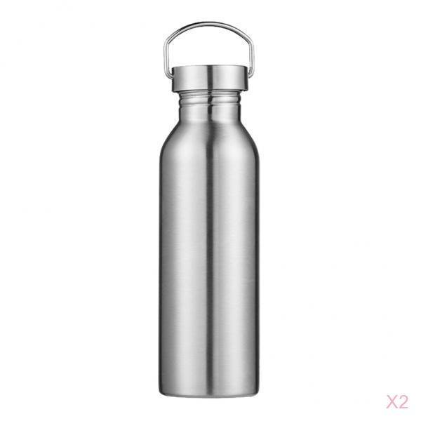 2x botella de agua Zulema Frasco de ciclismo de acero inoxidable a prueba de BPA