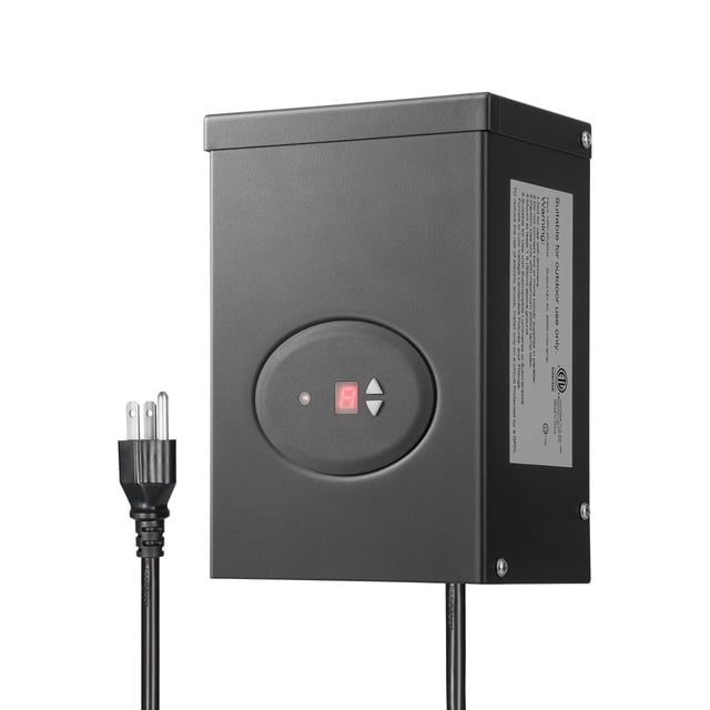 Transformador de iluminación de paisaje DEWENWILS 200W 120V a 12V