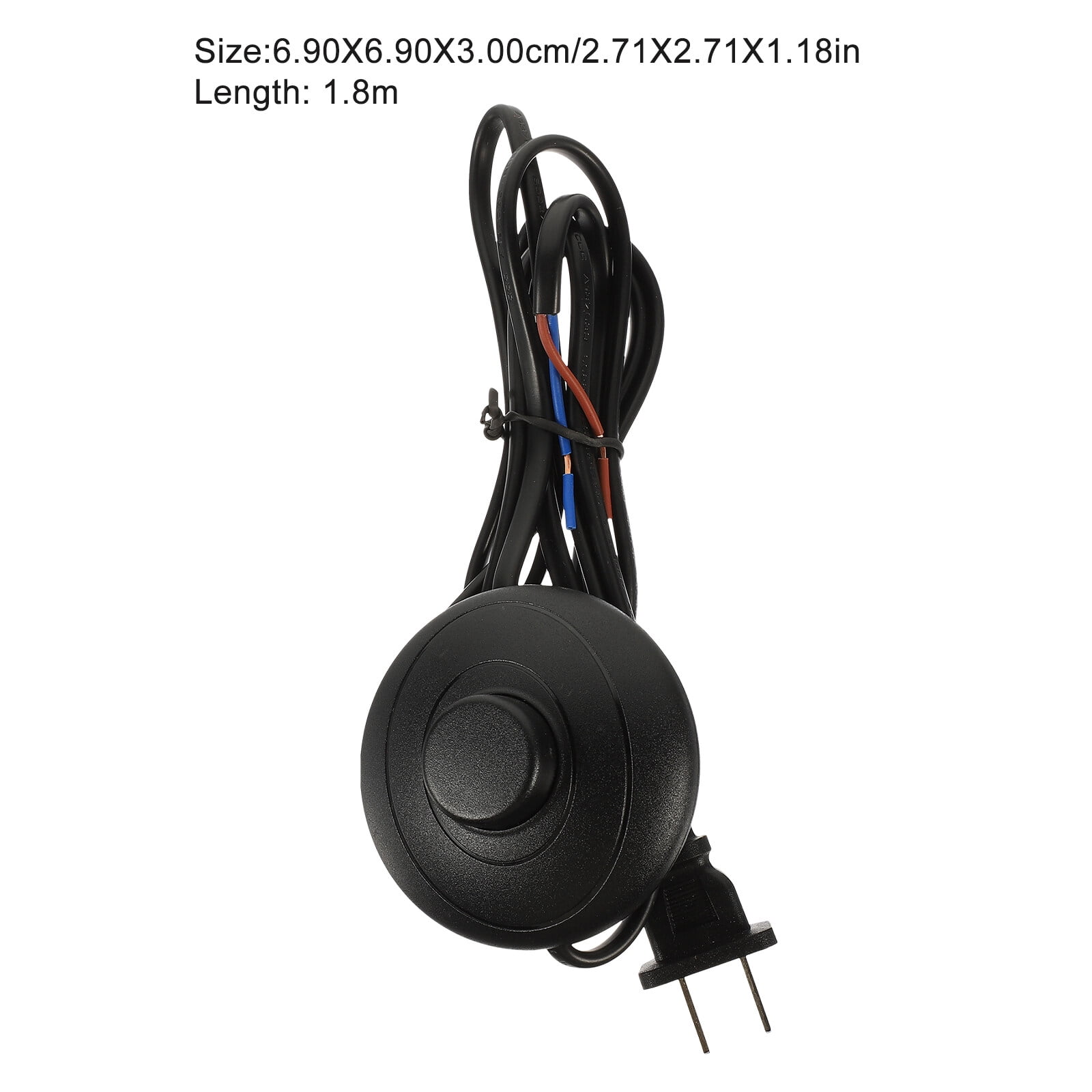 Lamp Foot Switch Christmas Tree Foot Pedal Switch Inline Lamp Switch US Plug