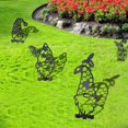 thumbnail image 3 of A Estaca acrílica de Gnomo 3d, arte hueco para mariposa, enano, ornamental, enchufe de jardín, estacas para jardín al aire libre, decoración de césped, 3 of 5