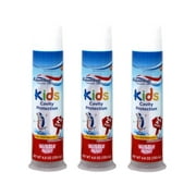 3 Pack Aquafresh Kids Cavity Protection Toothpaste, Bubblemint, 4.6 oz each