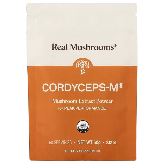 Real Mushrooms Cordyceps-M®, Mushroom Extract Powder, 2.12 oz (60 g)