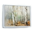 thumbnail image 2 of Designart "Subtle Silver Birch Allure II" Tree Birch Floater Framed Wall Decor, 2 of 5