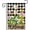 U-Pink Daisy, variant on He Is Risen Easter Garden Flag - Religious Cross, 12 x 18 Inch Double Sided Burlap Cross Pink Green Floral Yard Flags for Outside Christian Spring Outdoor Decorations