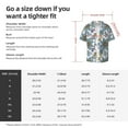 thumbnail image 7 of Sigee Flowers and Butterflies Print Men's Shirts Casual Button Down Short Sleeve Summer Beach Shirt Hawaiian Vacation Shirts Tee Shirt-Small, 7 of 7