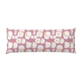 thumbnail image 2 of Body Pillow Cover, Cartoon Sheep Body Pillow Cases with Zipper Soft Breathable Smooth Skin Friendly Long Pillow Case 20x60 inches, 1Pcs, 2 of 7