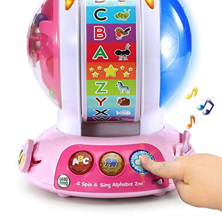 LeapFrog, Spin and Sing Pink Alphabet Zoo, Interactive Learning