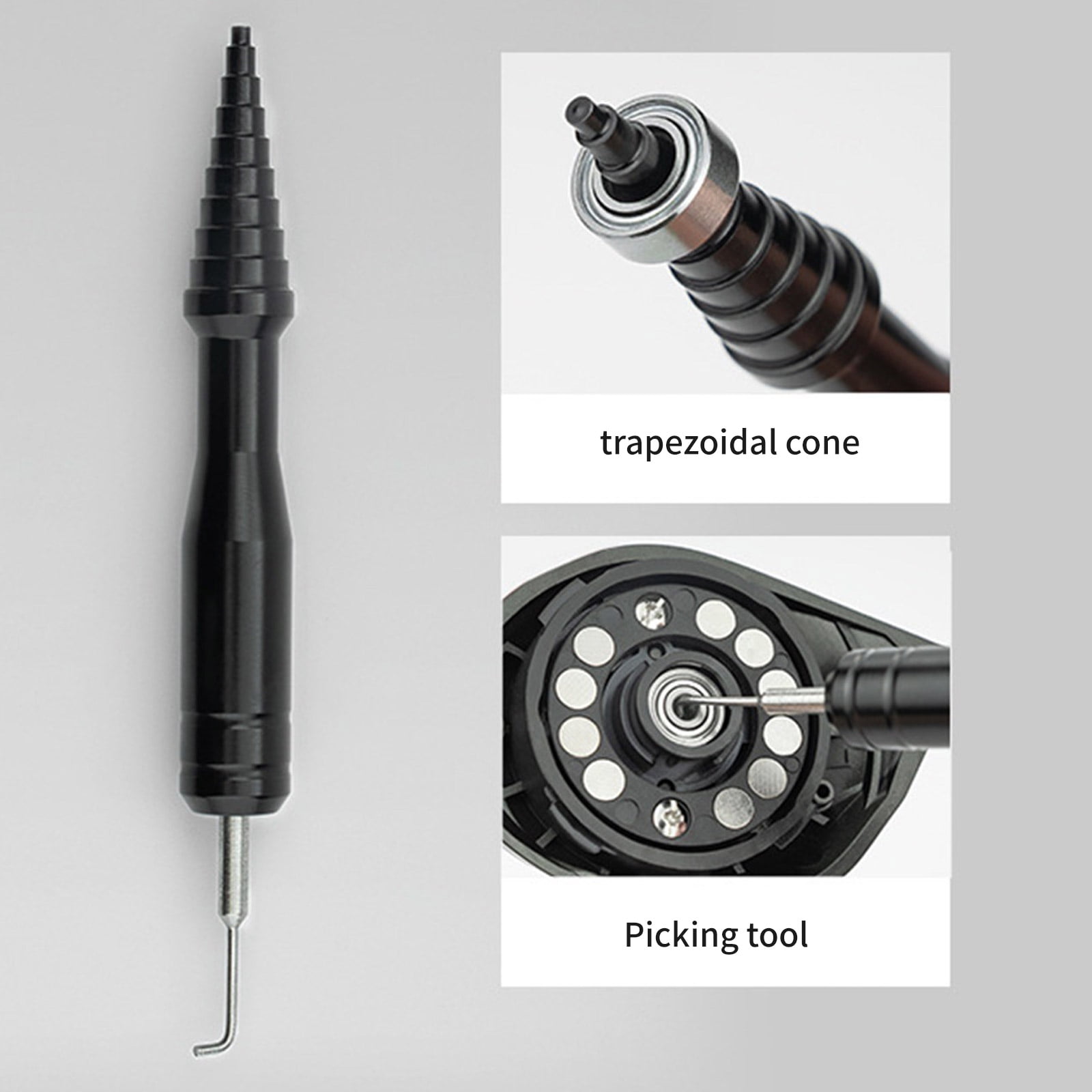 Rustproof Fishing Reel Restorations Toolkit Compacts Stainless Steel Equipment For Accurate Disassembly Lubrications