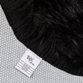 thumbnail image 3 of Walk on Me Indoor/Outdoor Solid Print Area Rug, Black, 6' x 9', 3 of 4