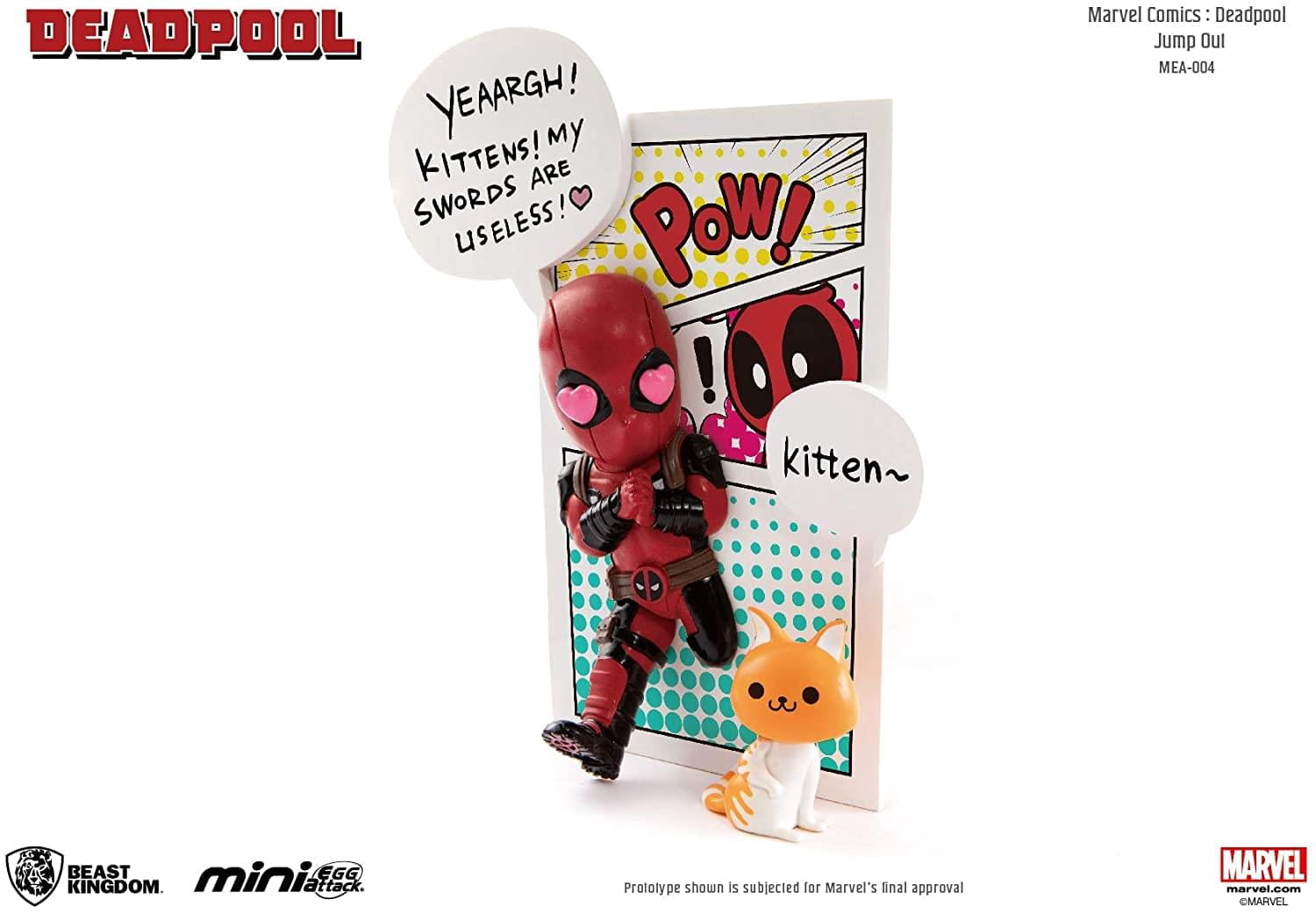 Marvel 3.5 Inch Mini Egg Attack Figure | Deadpool Jump Out 4Th Wall