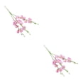 thumbnail image 3 of Cateissary Hogar Oficina Hotel flor artificial decoración fiesta falso baile banquete boda reutilizable simulación flores ornamento Rosa 2piezas, 3 of 6