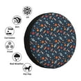 thumbnail image 4 of Goofa Spaceships And Stars In Outer Space Pattern Universal Tire Cover for Jeep, SUV, Truck, and Trailer – Waterproof, UV-Resistant,Easy to Install, Fits 14"-17" Tires-17 inch, 4 of 6