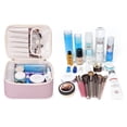 thumbnail image 4 of XILAIGO Travel Makeup Bag Large Cosmetic Bag Make up Case Organizer for Women (Dusty Rose), 4 of 6