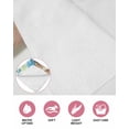 thumbnail image 6 of Easter Bunny Kitchen Dish Towels for Drying Dishes Set of 2, Spring Green Leaves Scarf Rabbit Botanical Waffle Weave Microfiber Hand Tea Bathroom Towels Quick Dry & Absorbent Towel 15.7x23.6, 6 of 7